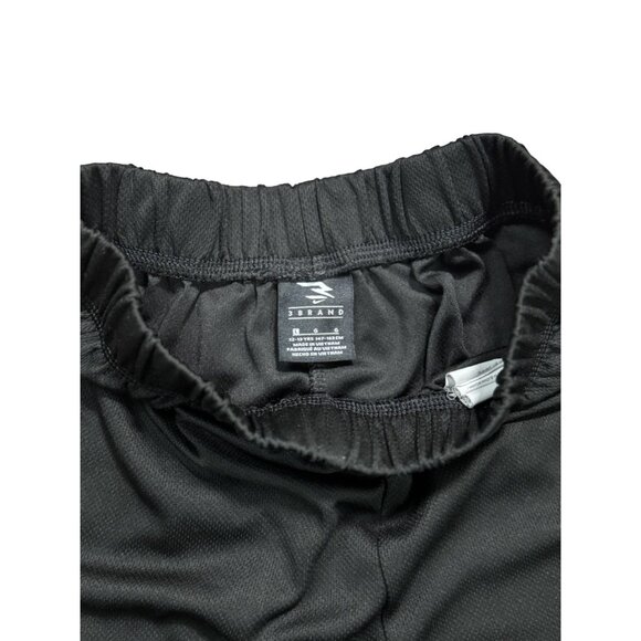 Nike 3 BRAND Shorts Size L 12/13 YRS Black Athletic Dri Fit Perfomance Solid log - Picture 5 of 5